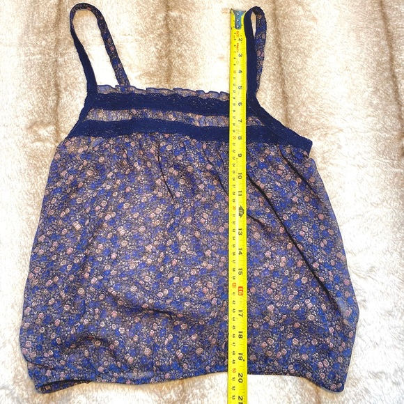 AMERICAN EAGLE   Top Sleeveless Blouse adjustable Small - Picture 8 of 9